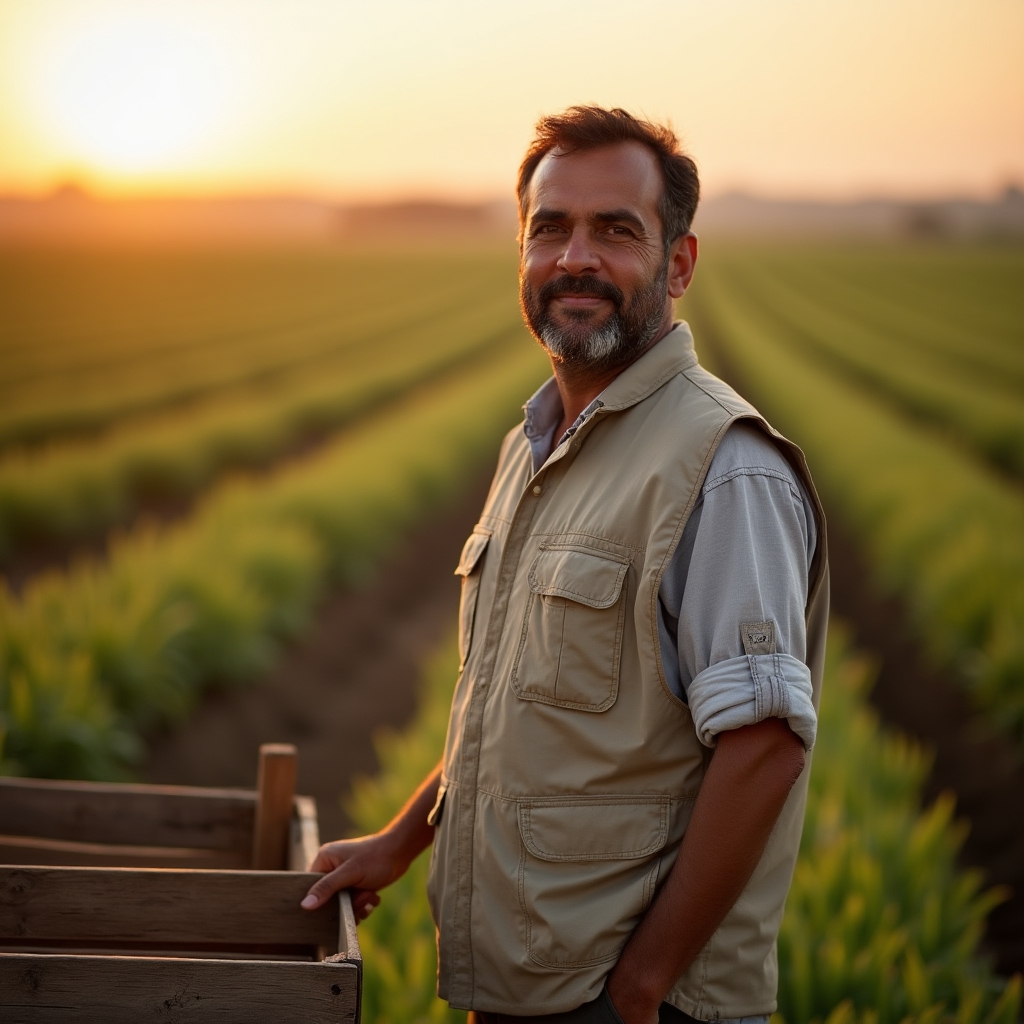 Retrato de técnico agrario especializado en cooperativas de producción